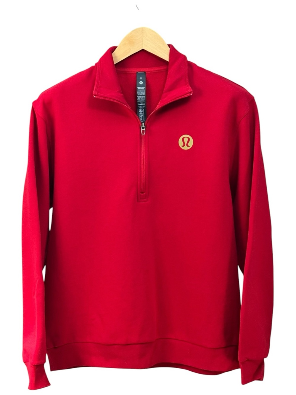 Lululemon  Lunar New Year Steady State Half Zip Limited Edition Red Gold M
